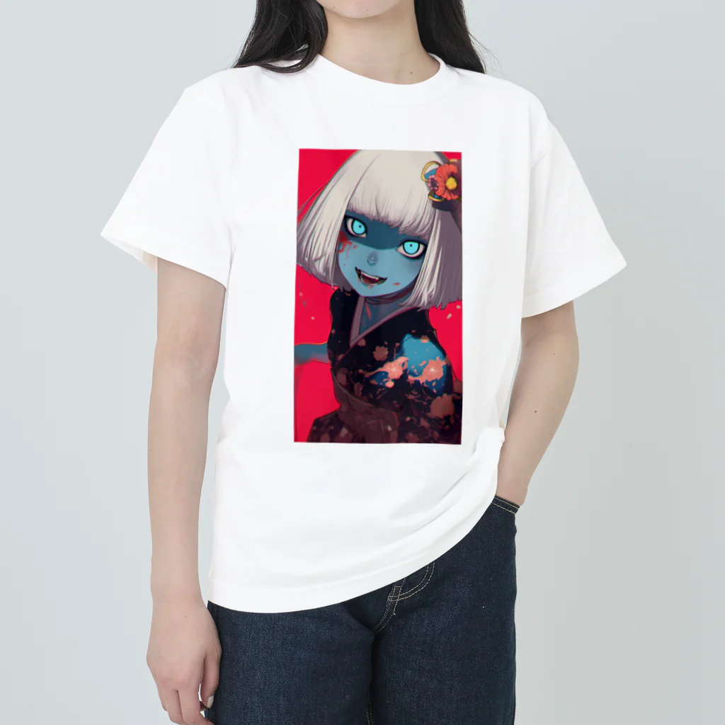 デビルズデッドゾーンの人形ちゃん ヘビーウェイトTシャツ