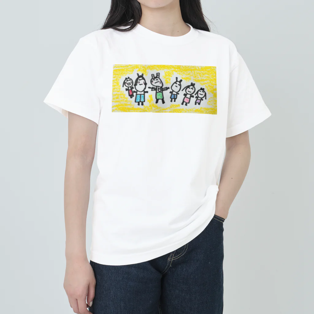 ひなのアトリエのひなのファミリー Heavyweight T-Shirt