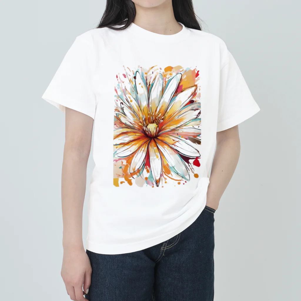 kowarororoの花の開花 ヘビーウェイトTシャツ