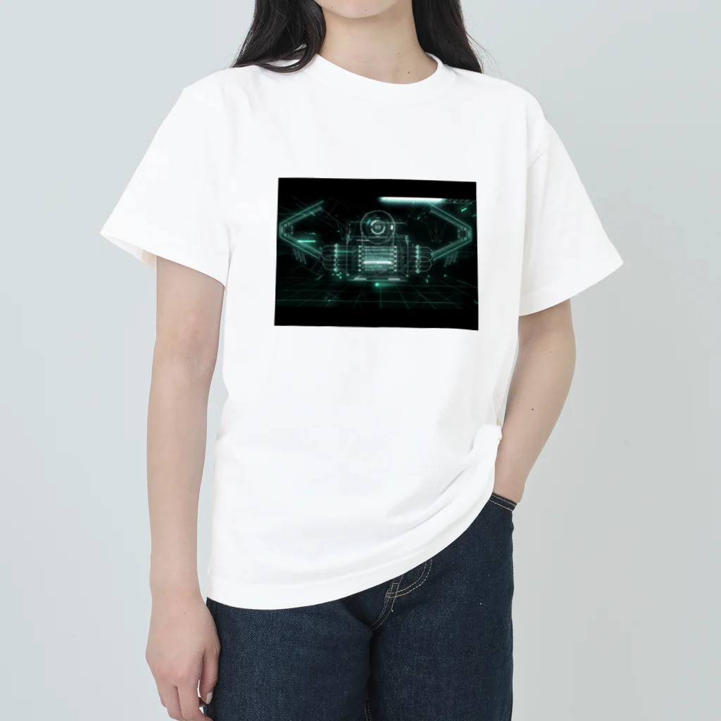 きままにまにまにのサイバーネティック・オデッセイ Heavyweight T-Shirt