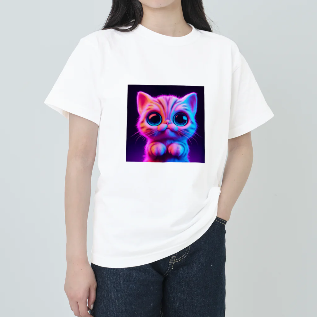 NeonSparkのネオンキャット ヘビーウェイトTシャツ