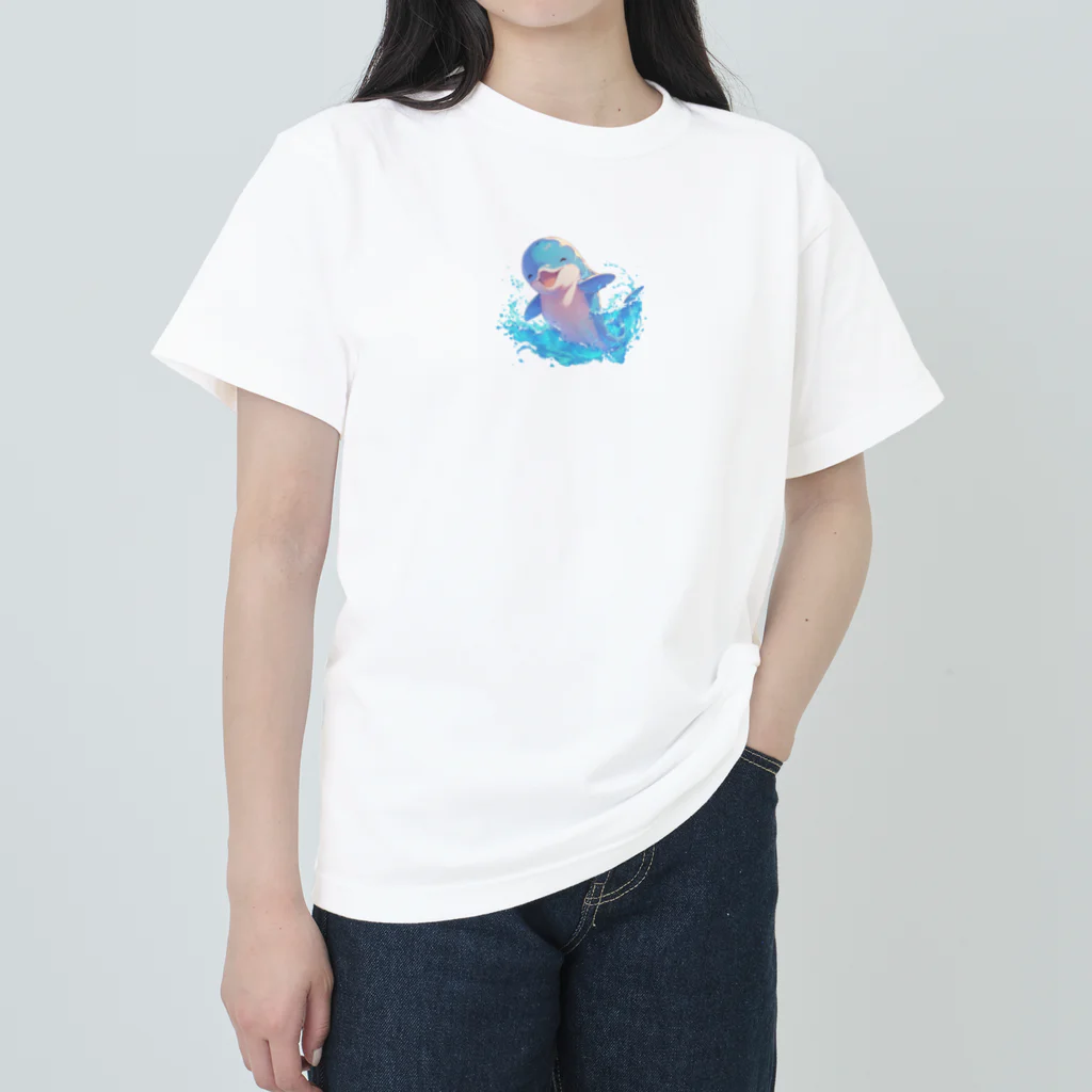 Cute Animalsのイルカスプラッシュ Heavyweight T-Shirt