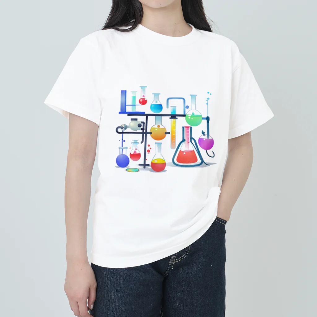 パキュラSHOPのカラフルなサイエンス Heavyweight T-Shirt