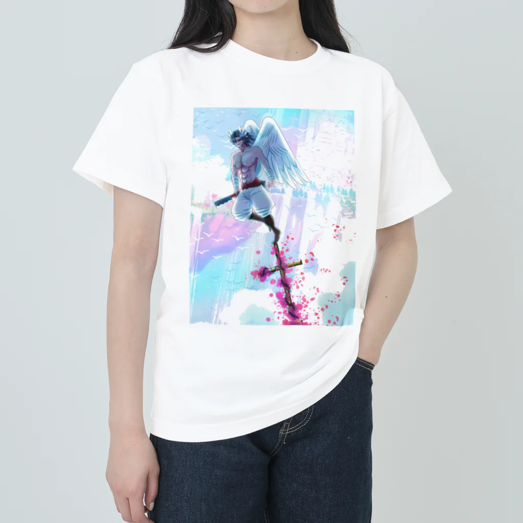 うずなか　しいの天使のカバネルくん　Cabanel of Angels Heavyweight T-Shirt