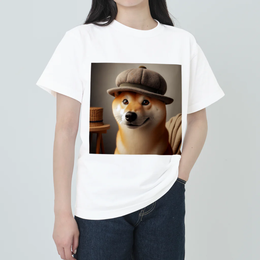 ANTARESのおでかけ柴犬 ヘビーウェイトTシャツ