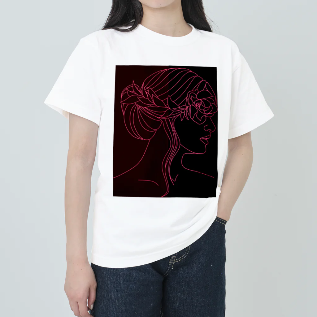 Ramen-Geniusのグリーン.ガーデン Heavyweight T-Shirt