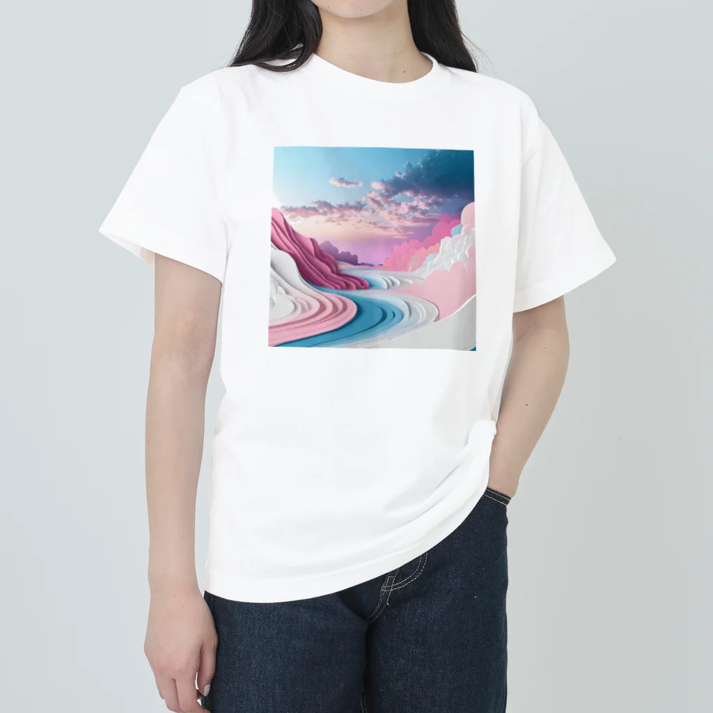 chan-takehaniの夢の彼方へ ヘビーウェイトTシャツ