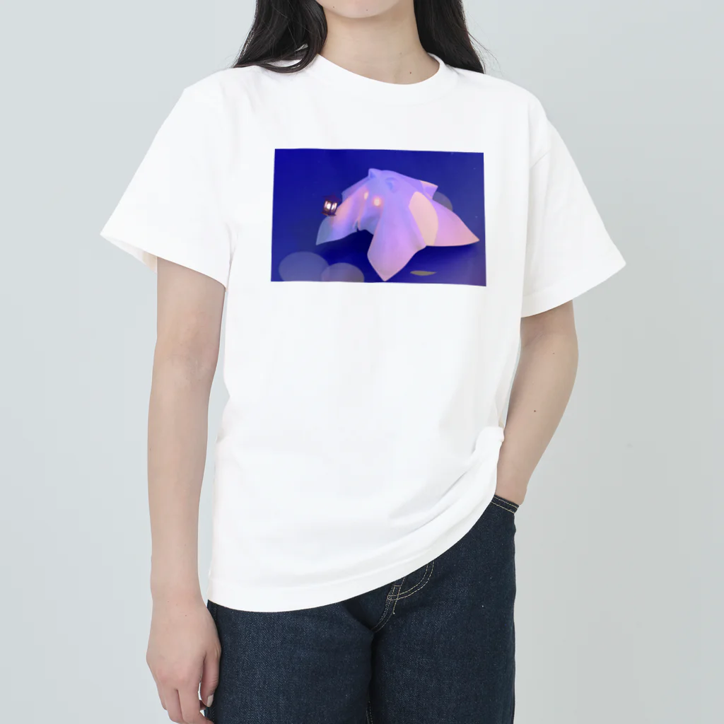 ℚ-処のおばけねこ Heavyweight T-Shirt