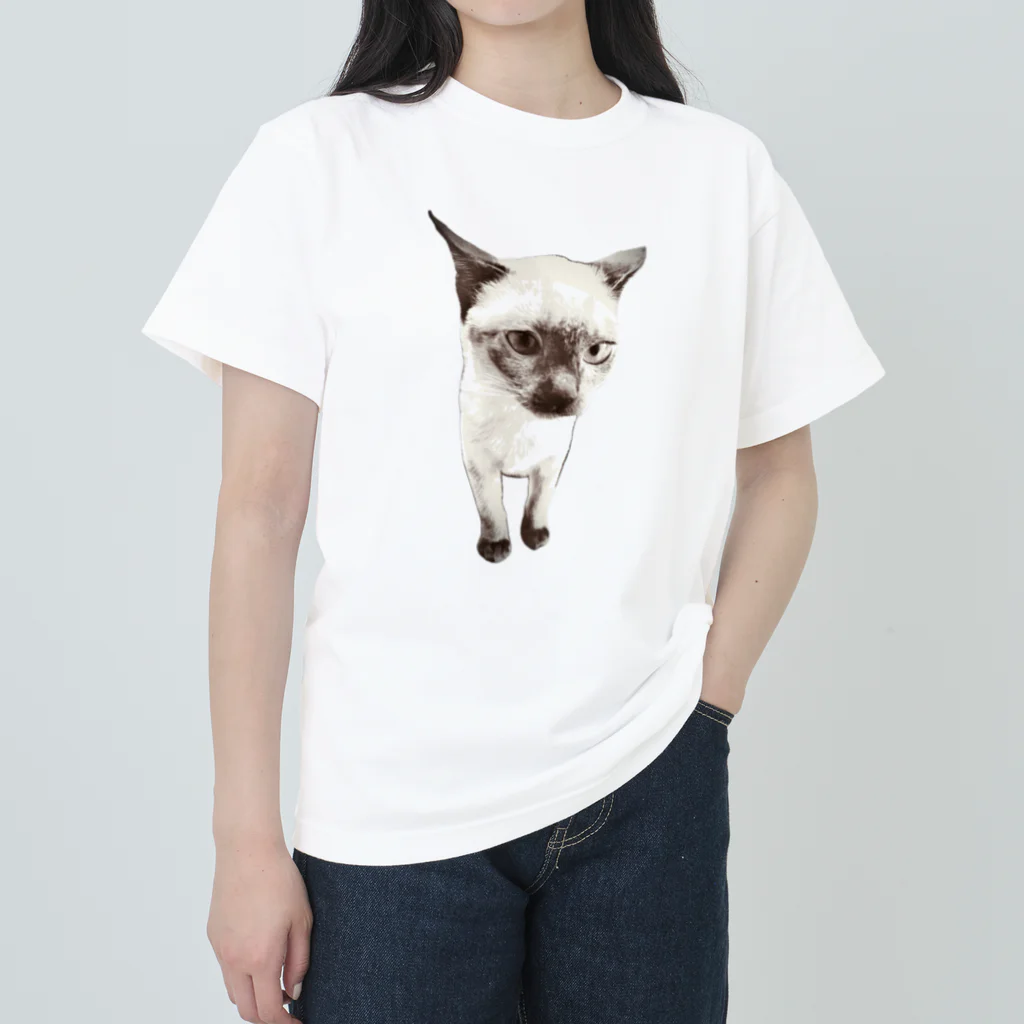 po-po-koのお店のNEKO ヘビーウェイトTシャツ