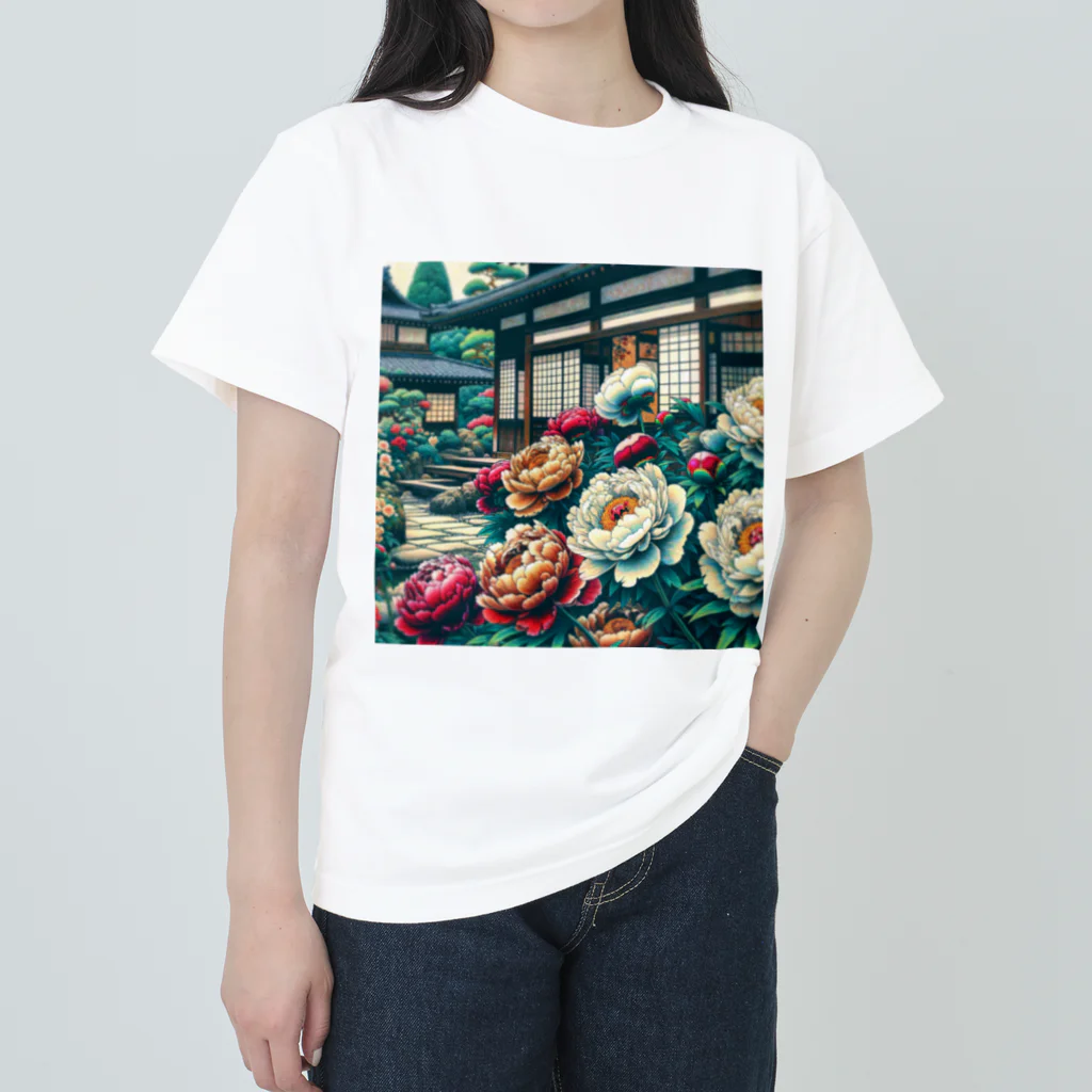 慧海/EKKAIの牡丹by 慧海 Heavyweight T-Shirt