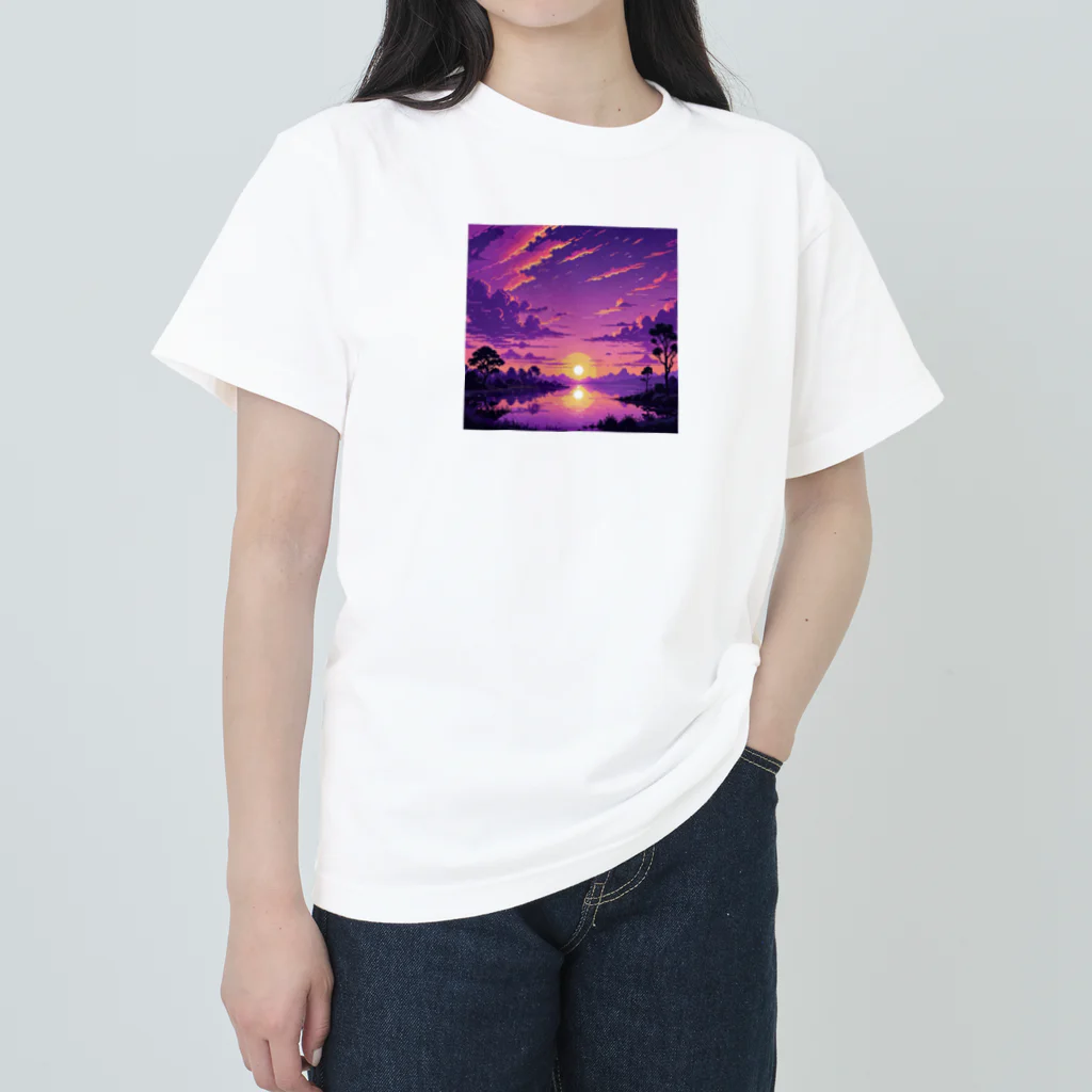 Hawk_portのP-chill! (Sunset) ヘビーウェイトTシャツ