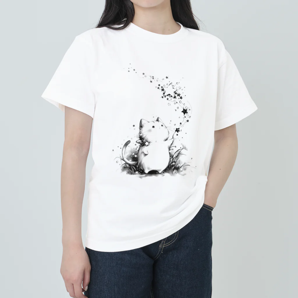 YUKI-BUTAの星の魔法つかい ヘビーウェイトTシャツ