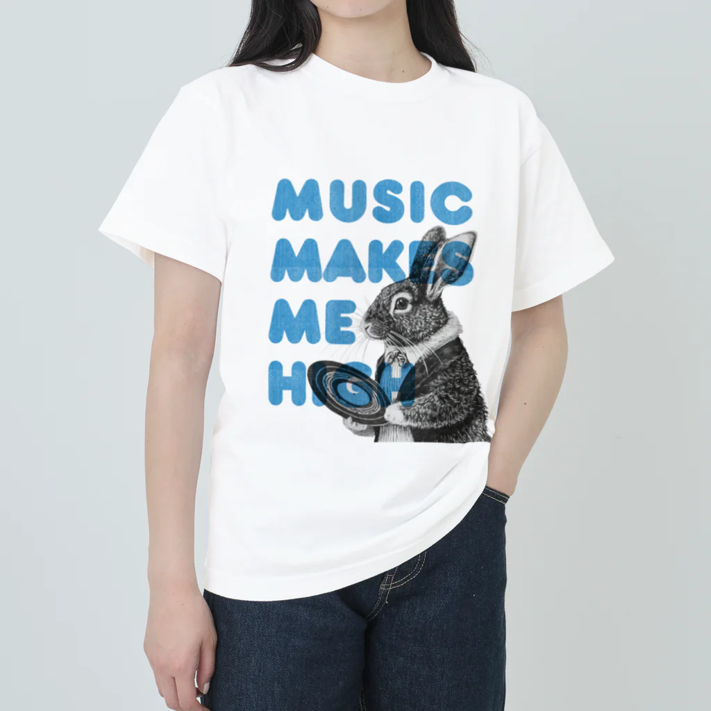 RainbowFam PlusのMusic Makes Me High ヘビーウェイトTシャツ