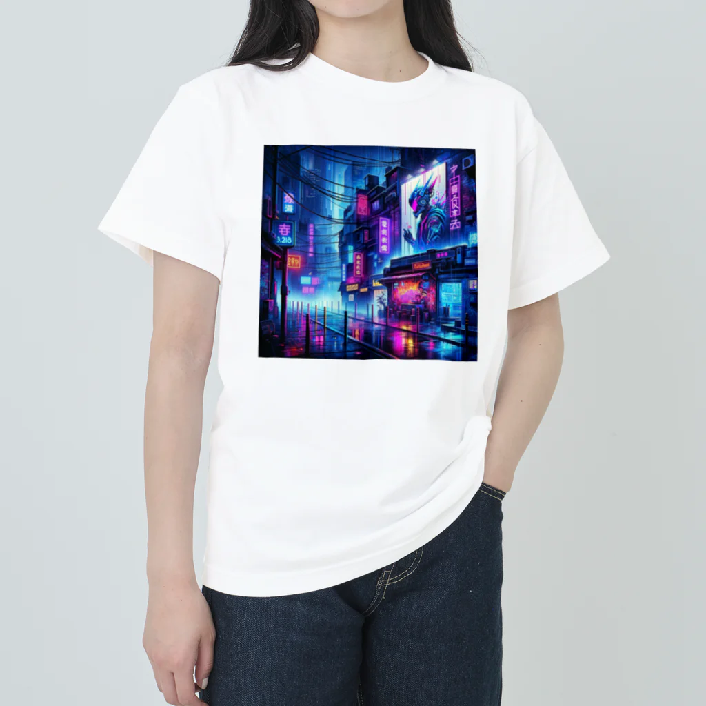 asayoshi_dxのストリートアート ヘビーウェイトTシャツ