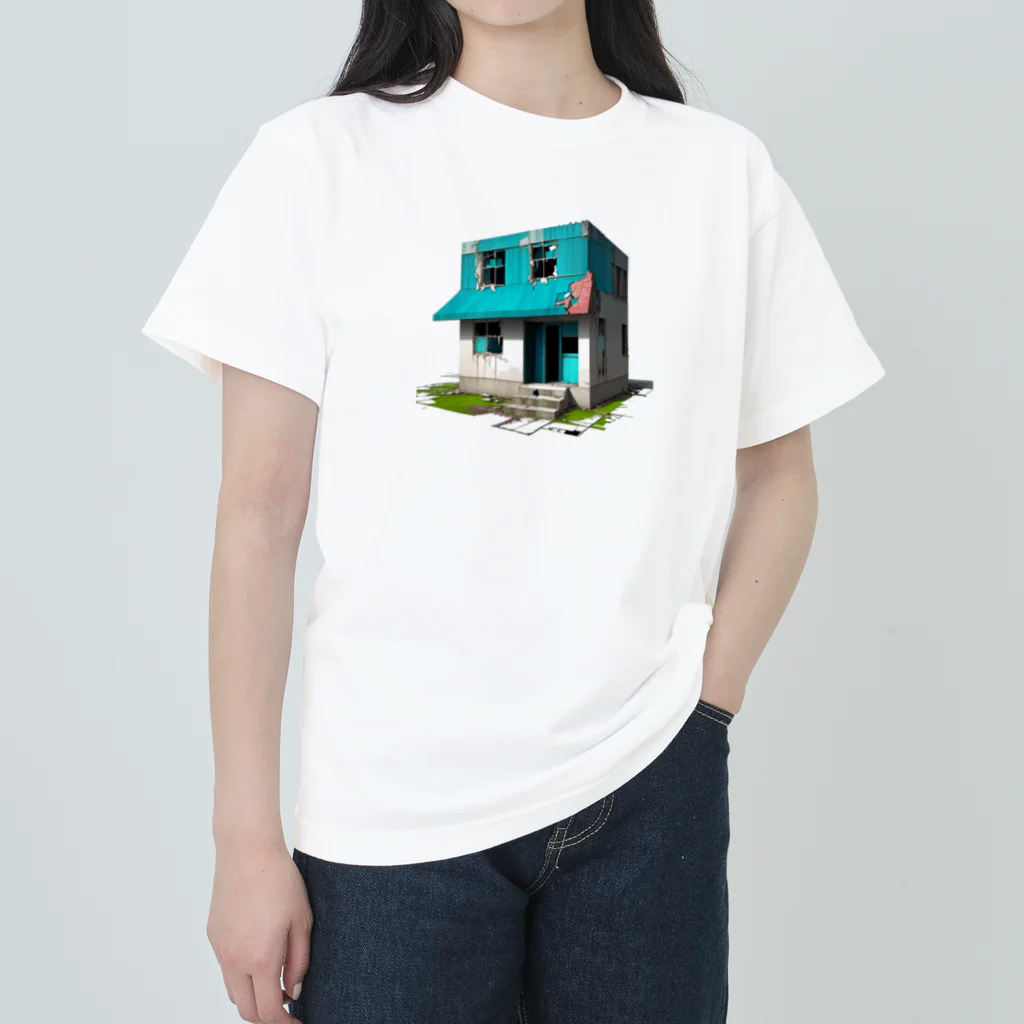 Buildingsの廃墟 10 ヘビーウェイトTシャツ