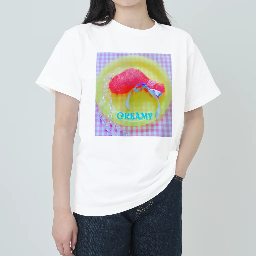 Creamyのおピンク鶏もも肉🍗💖 Heavyweight T-Shirt