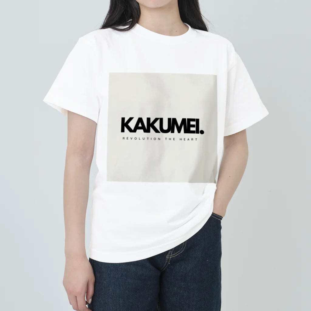 KAKUMEI.のKAKUMEIのロゴ ヘビーウェイトTシャツ