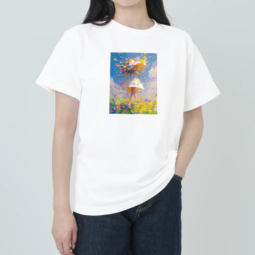 AQUAMETAVERSEの花のささやき　ラフルール　1859 ヘビーウェイトTシャツ