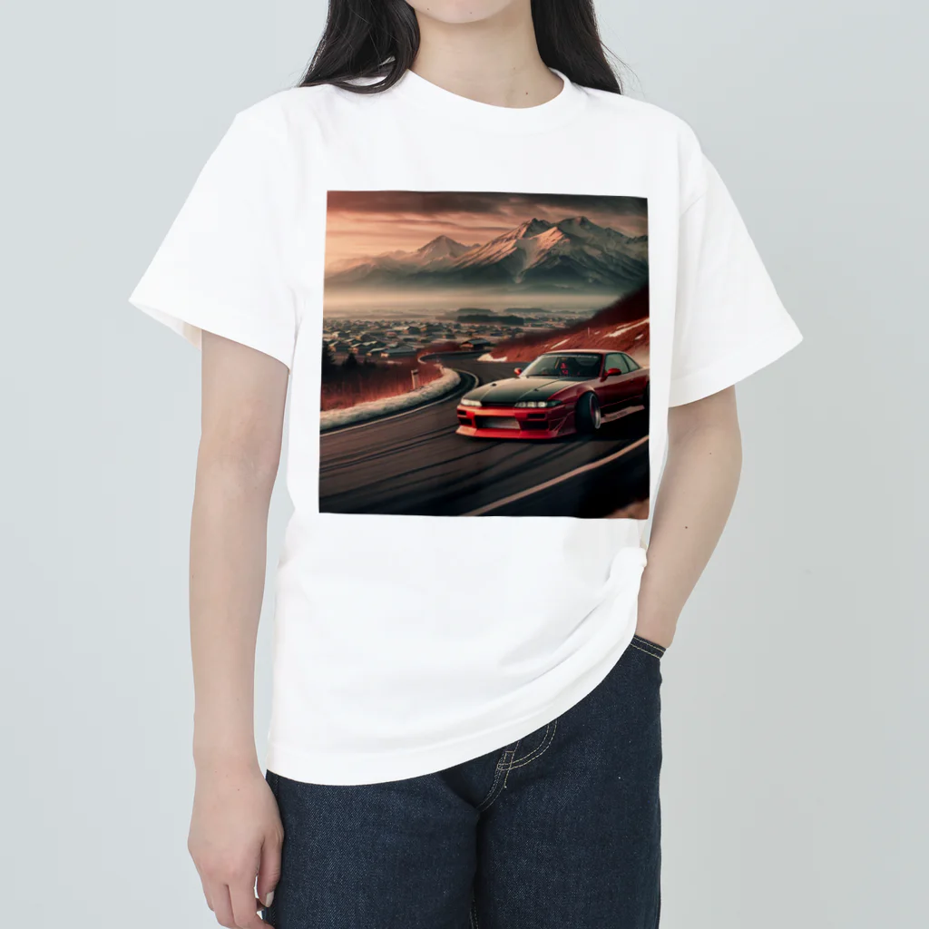 DRIFT CARSのドリフト　シルビア ヘビーウェイトTシャツ