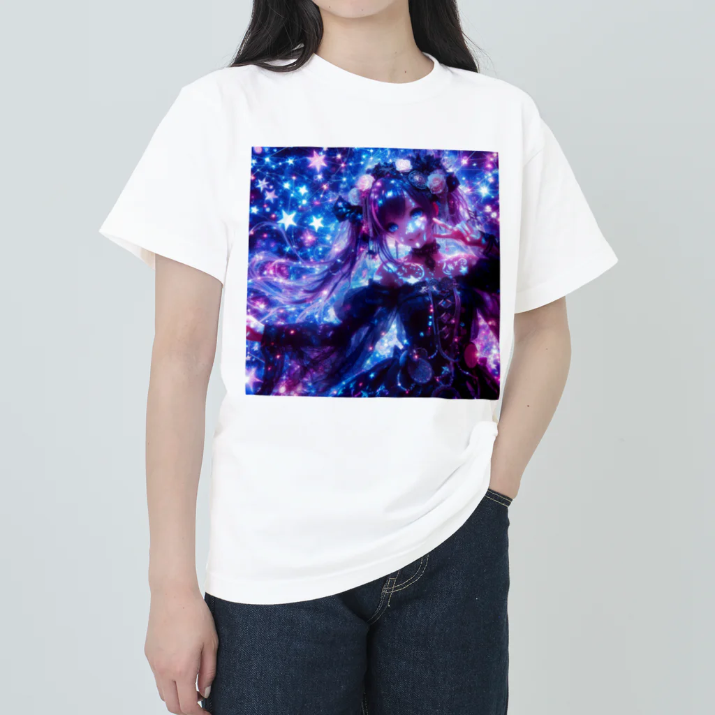 momonekokoのゴスロリ魔法少女 ヘビーウェイトTシャツ