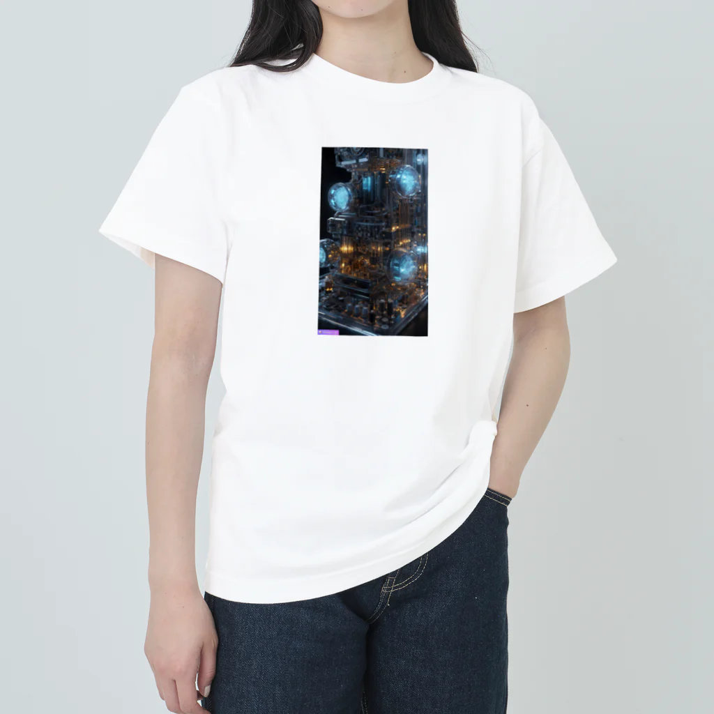 gomaabura1213の電子回路 ヘビーウェイトTシャツ