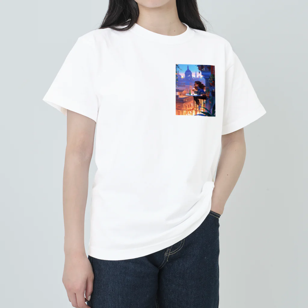 AQUAMETAVERSEの過ぎし日を忍びながら　Hime  2530 ヘビーウェイトTシャツ