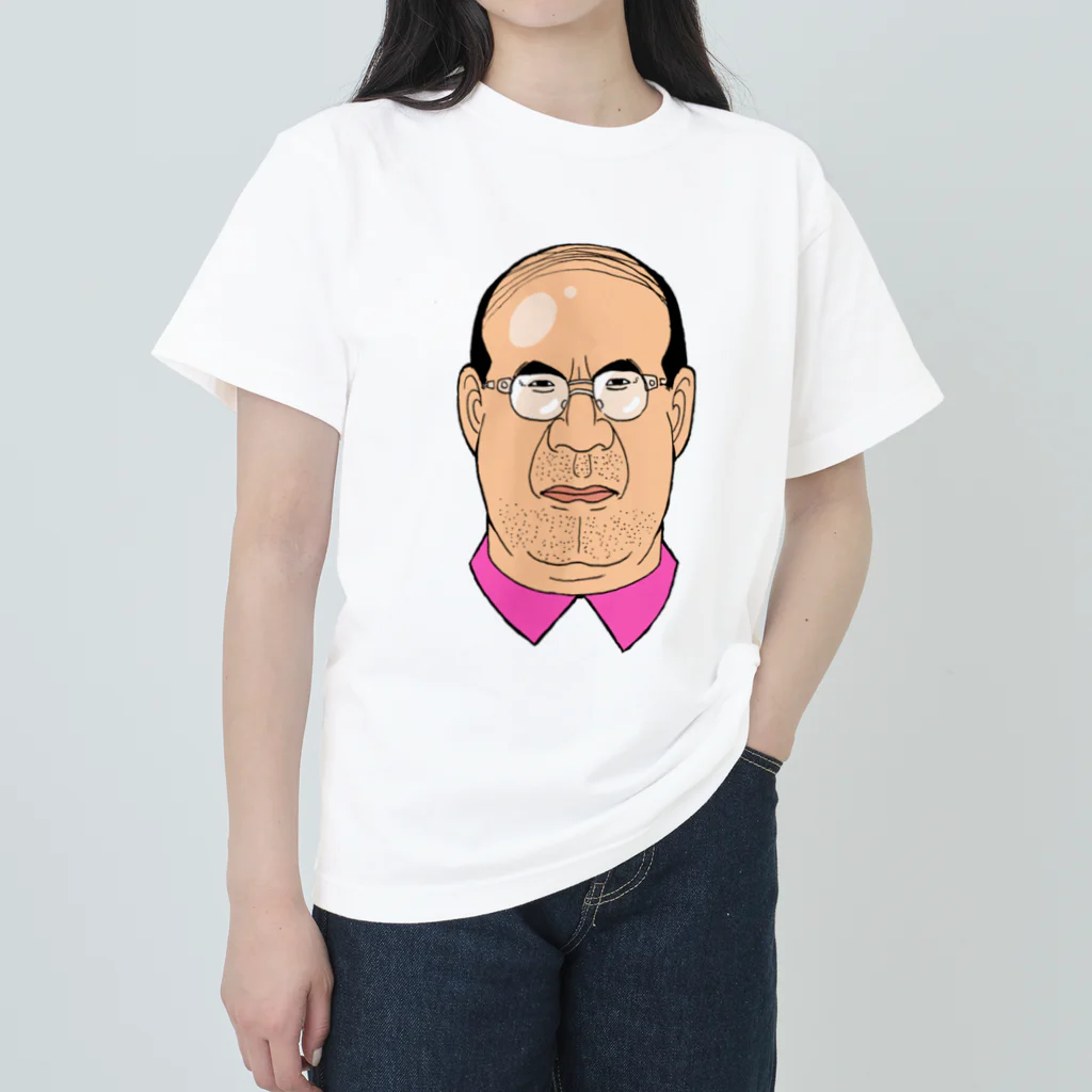 おぢさんストアのおぢさん(カラー) Heavyweight T-Shirt