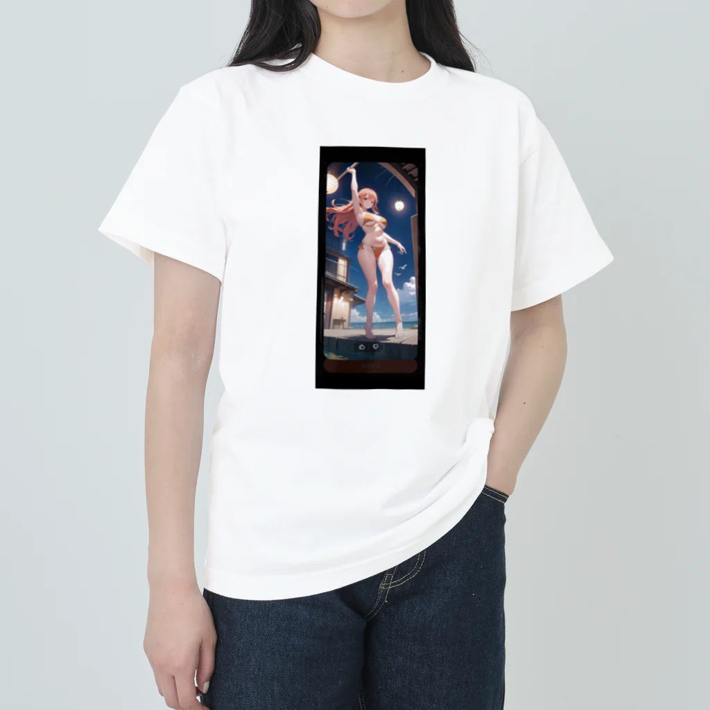 jupiterwinのビキニ女子2 Heavyweight T-Shirt