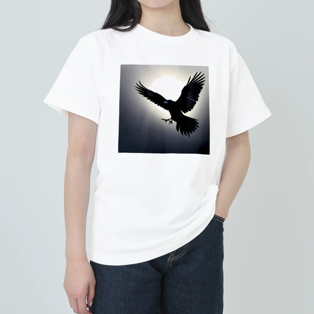 HYYのシルエットKARASU ヘビーウェイトTシャツ