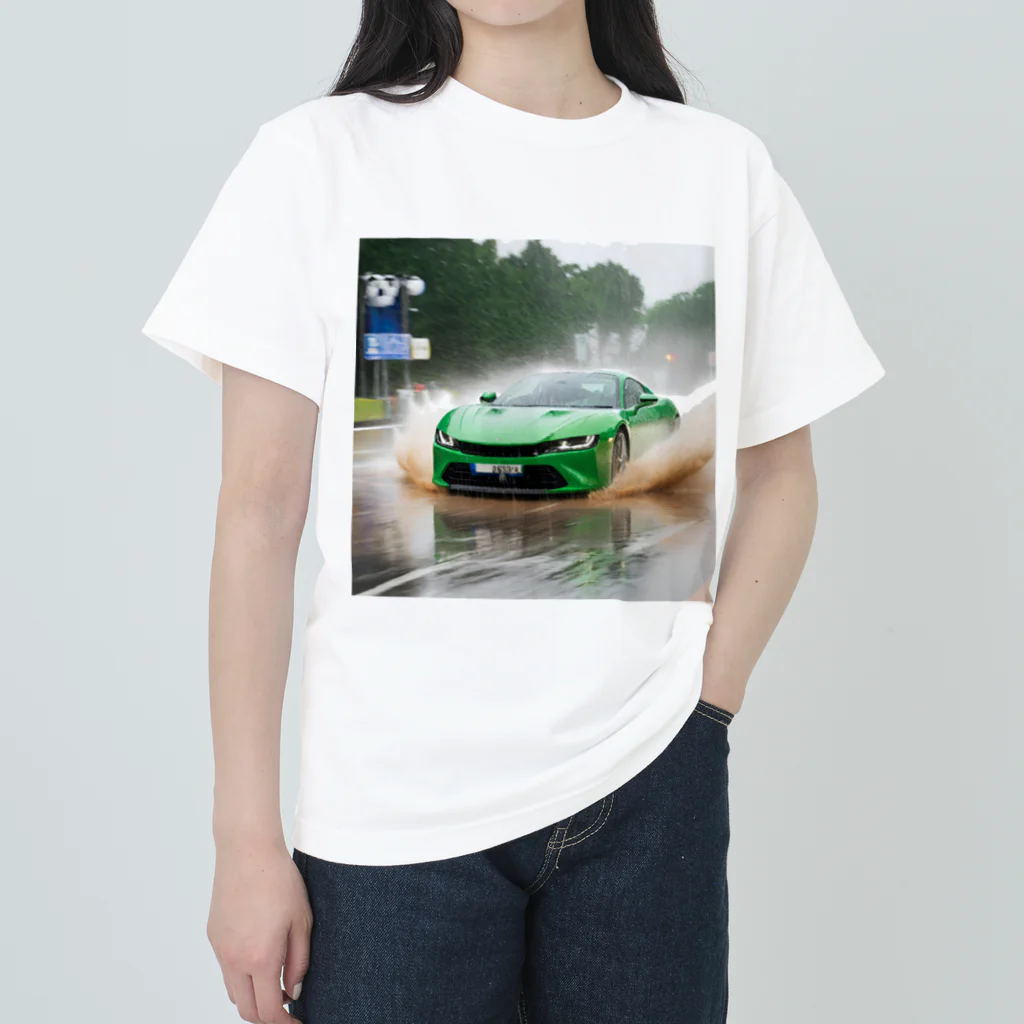 the blue seasonの雨の疾走 Heavyweight T-Shirt