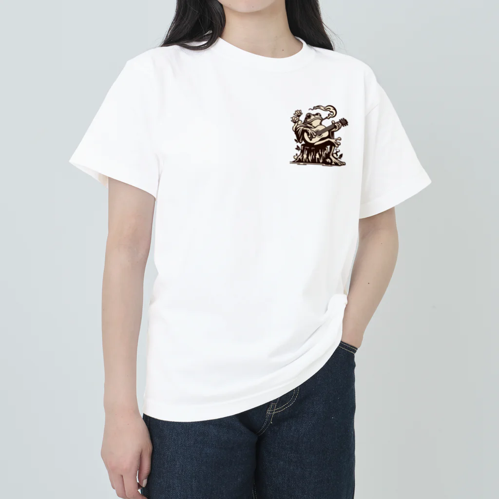 kosanagi-taroの和風カエル Heavyweight T-Shirt