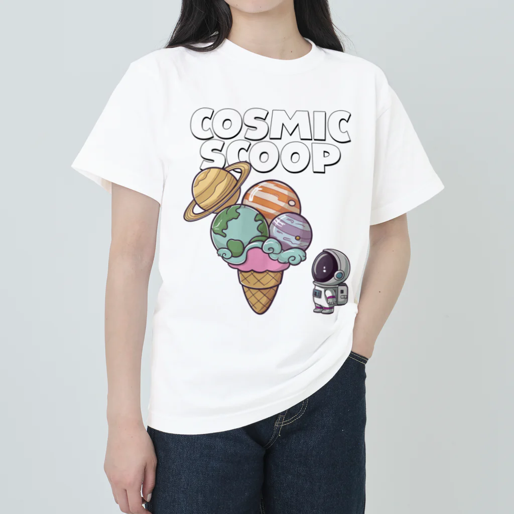 Stylo Tee Shopの宇宙ようなでかスクープ ヘビーウェイトTシャツ