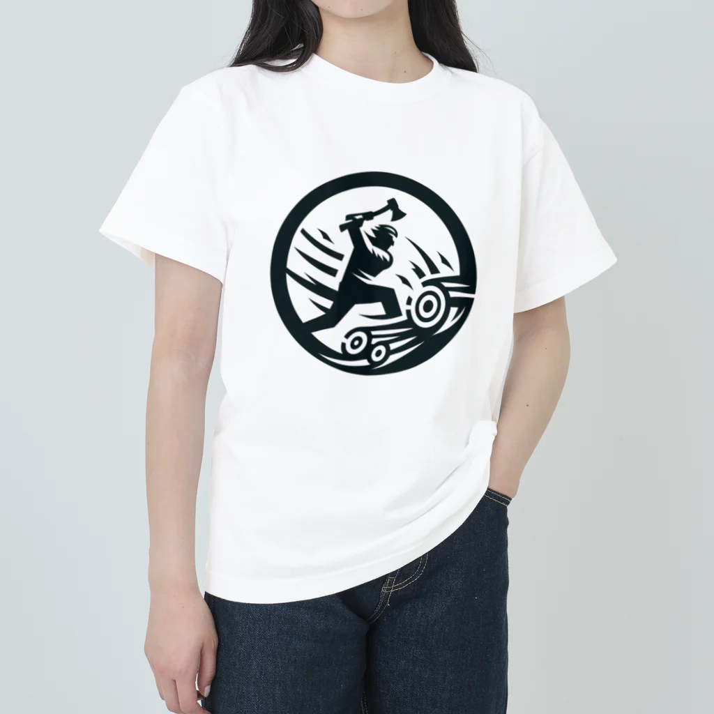 hogehogehoge88の薪割りマスター ヘビーウェイトTシャツ