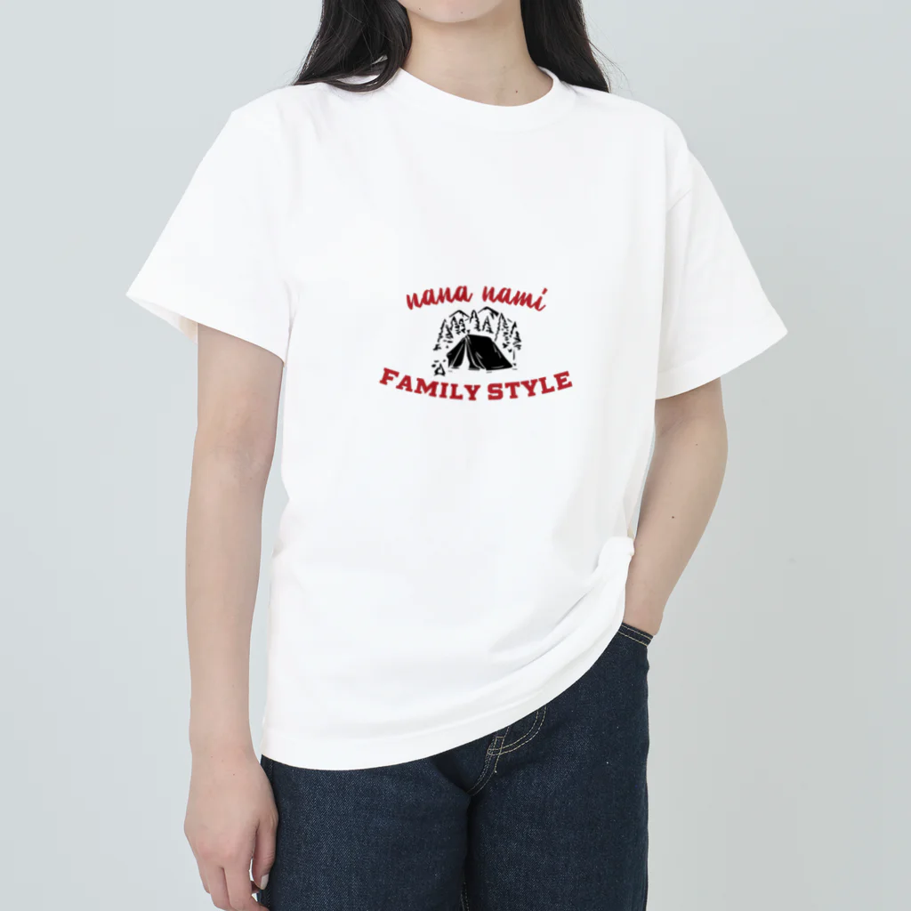 nana nami Family Styleのfamily style Heavyweight T-Shirt