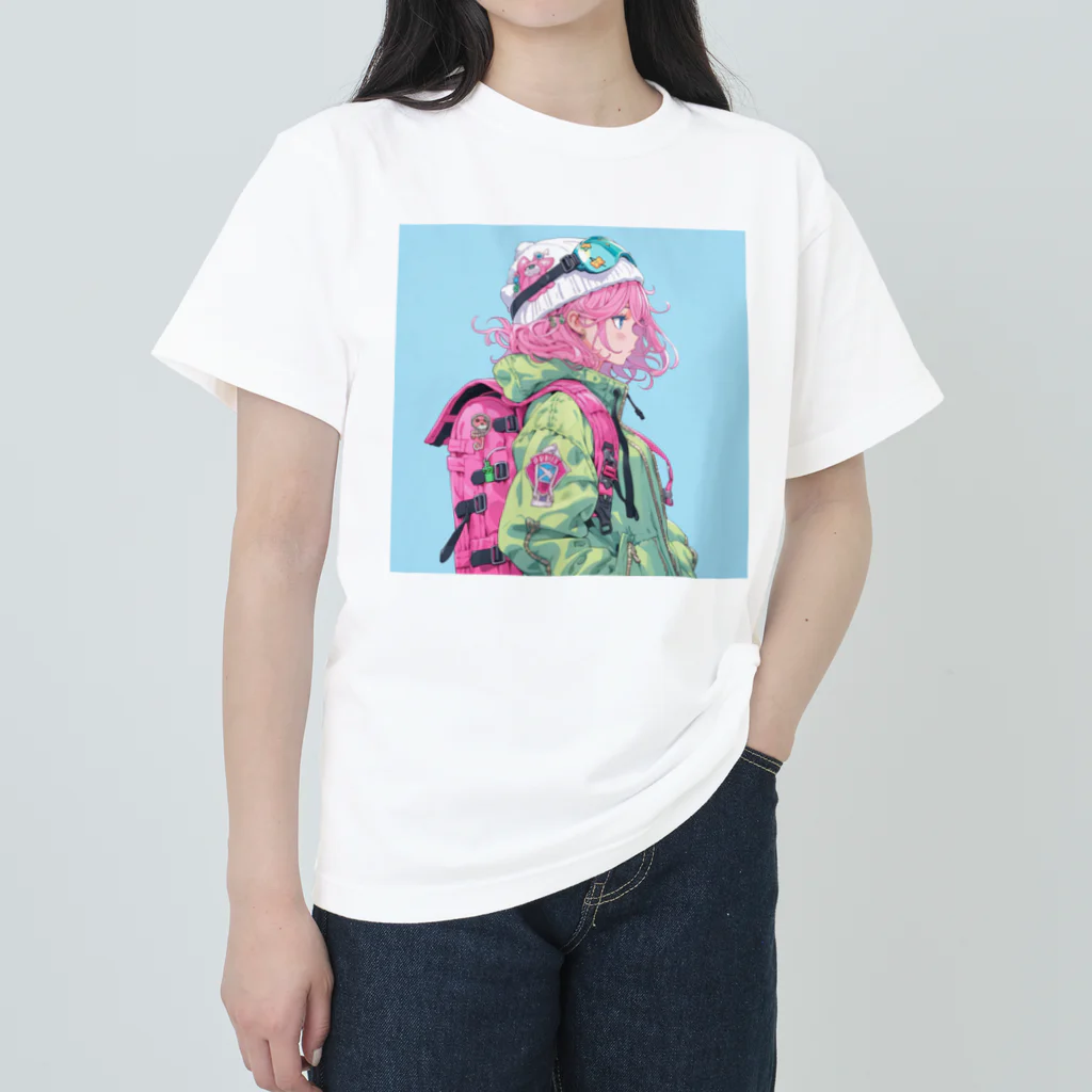 ぶーたんのポップ・スプラッシュ Heavyweight T-Shirt