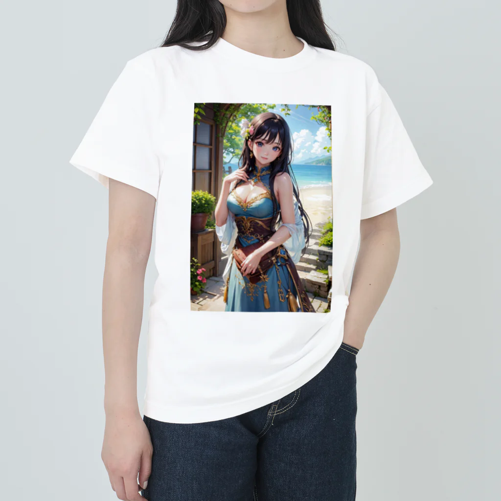 はぴはぴの少女の美しい日々よ ヘビーウェイトTシャツ