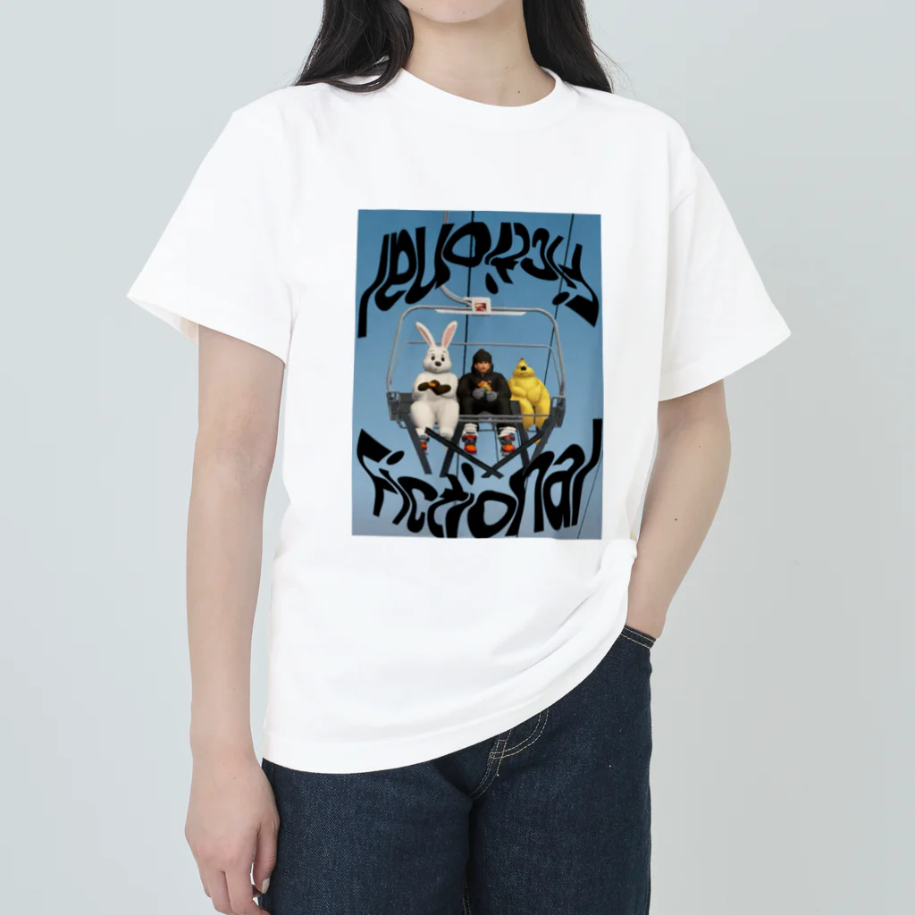 Bug PopのFictional pOp T ヘビーウェイトTシャツ