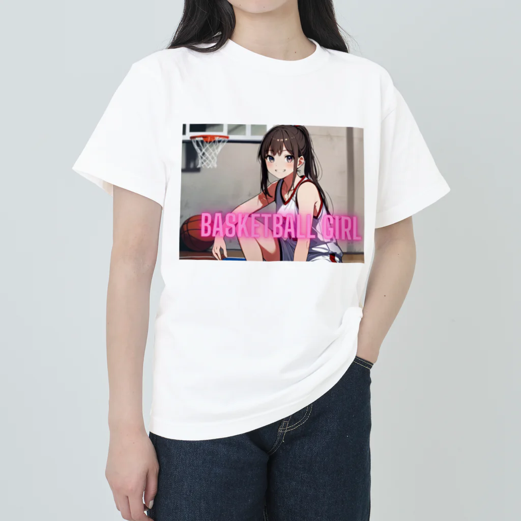 HokutoKenのバスケガール！ Heavyweight T-Shirt