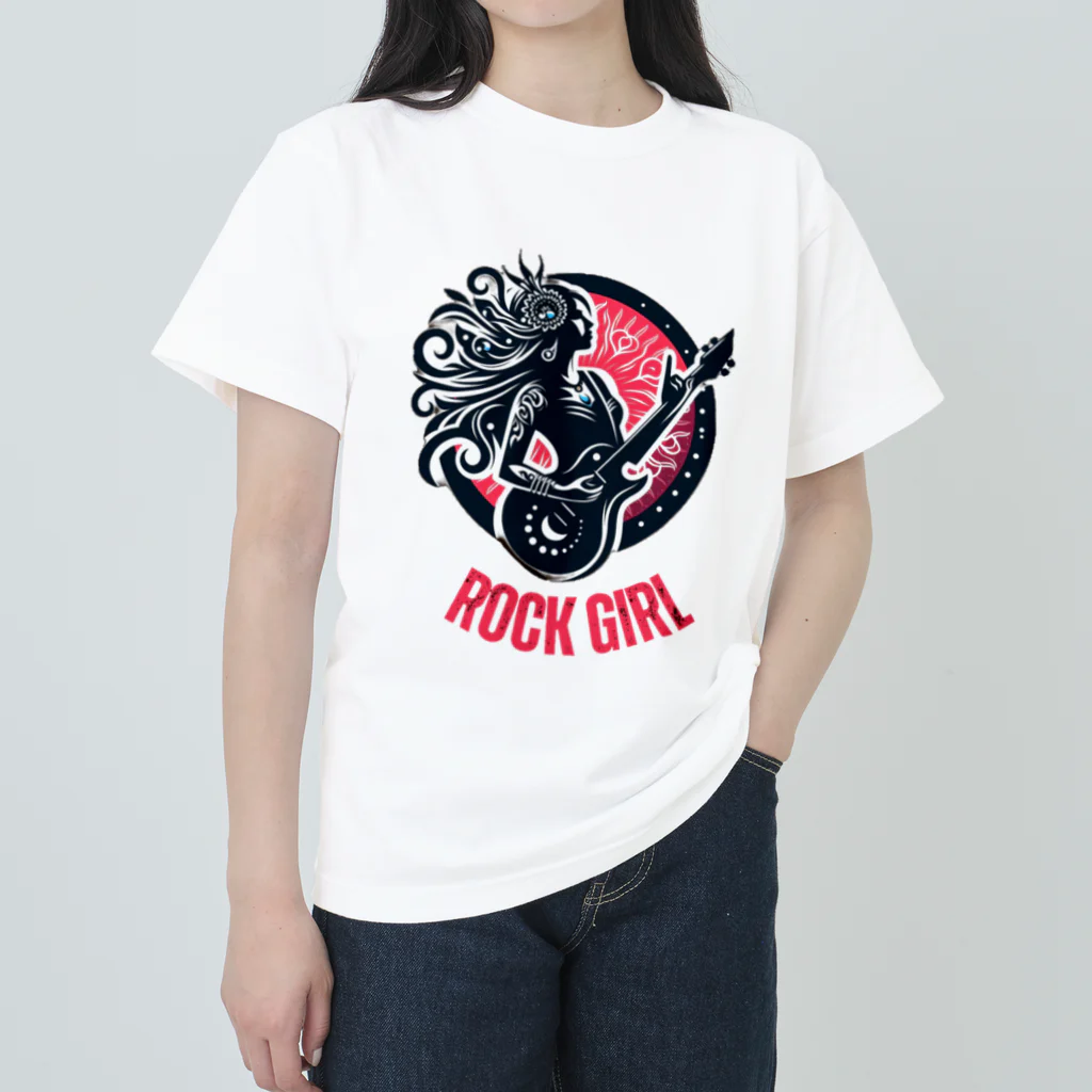 ロック堂のROCK GIRL Heavyweight T-Shirt