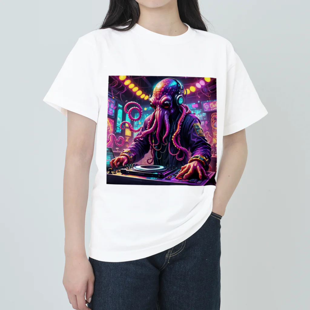 ちゃんろんのDJタコ ヘビーウェイトTシャツ