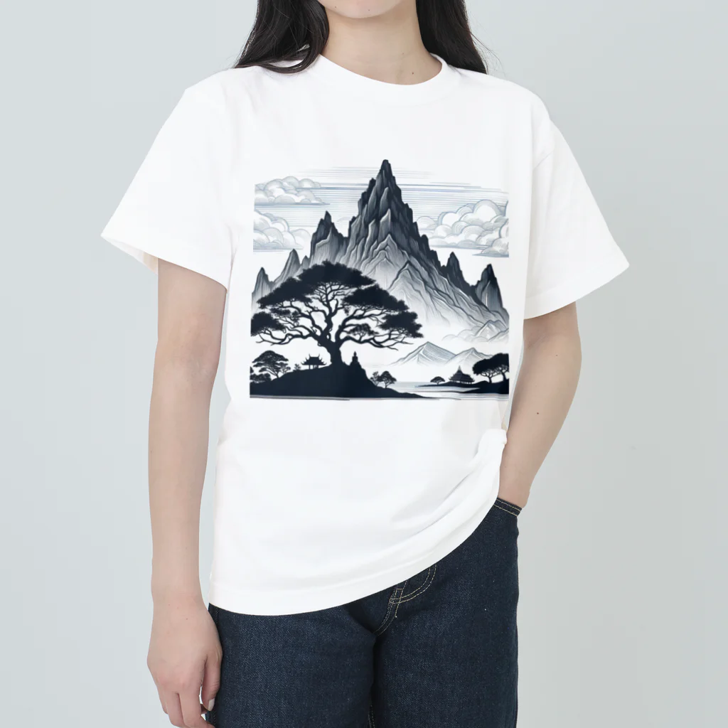 Qten369の甲賀の里 Heavyweight T-Shirt