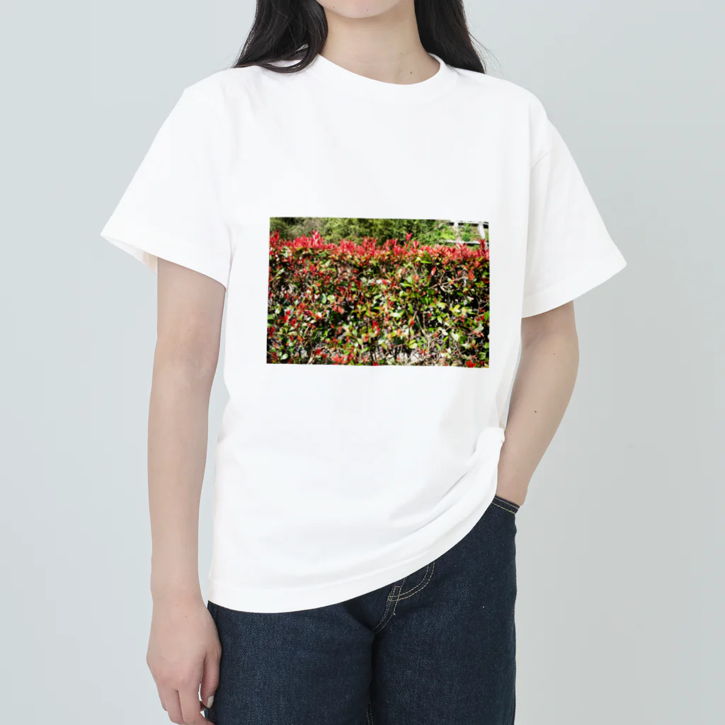 服屋の休日の花 Heavyweight T-Shirt