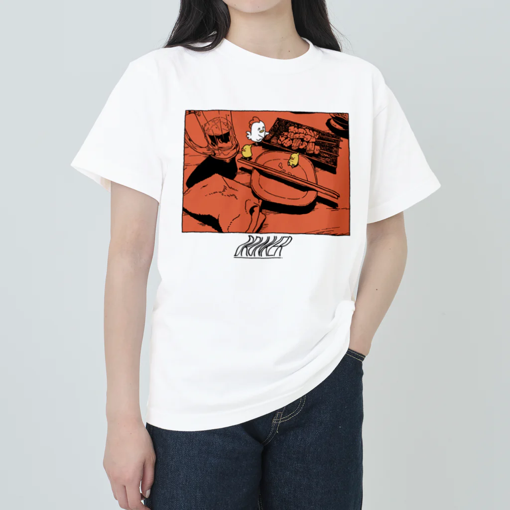 たべっ子ドランカーのChicken Drunker Heavyweight T-Shirt