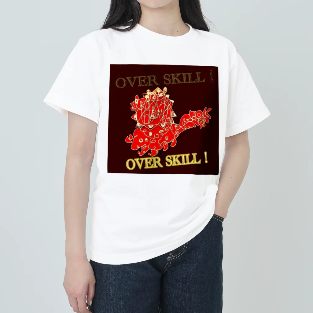 エネハピる〜🫧✨のOVER SKILL!  Heavyweight T-Shirt