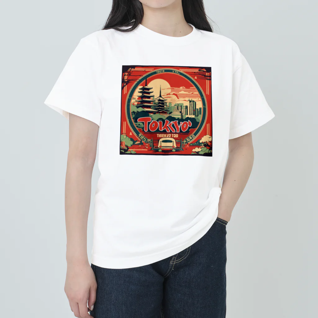 hotgoods shopの東京っぽいロゴ Heavyweight T-Shirt