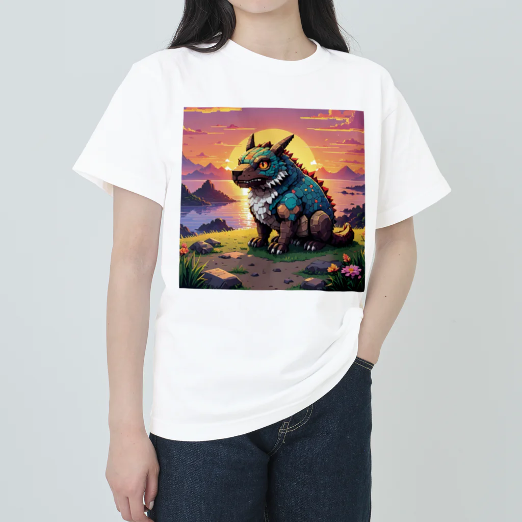 KAZENOKO_3の犬？ ヘビーウェイトTシャツ