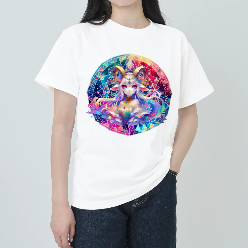 トトベス(T∴B∴M∴)🕊️の牧神パーンに奉献する清廉な山羊姫🐐 Heavyweight T-Shirt