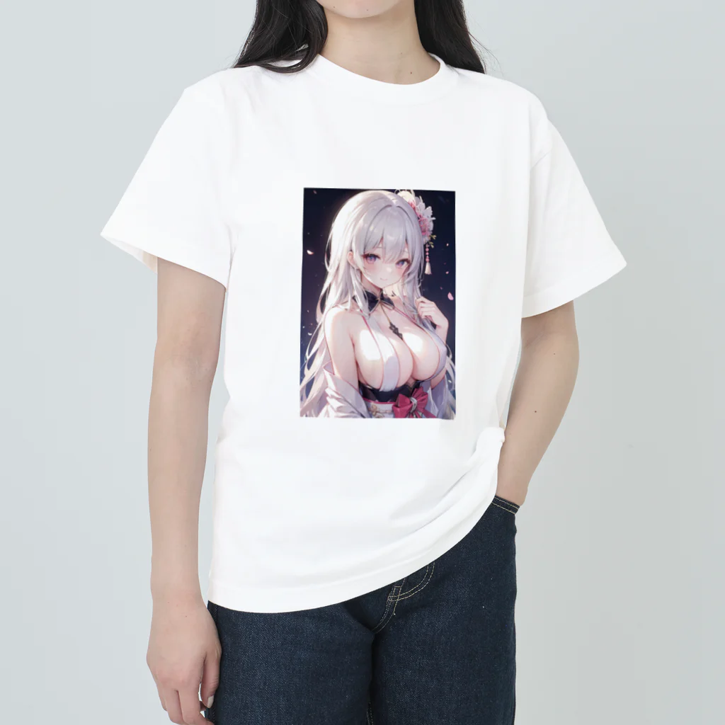 巫女スタぐらむの可愛い天使様 ヘビーウェイトTシャツ