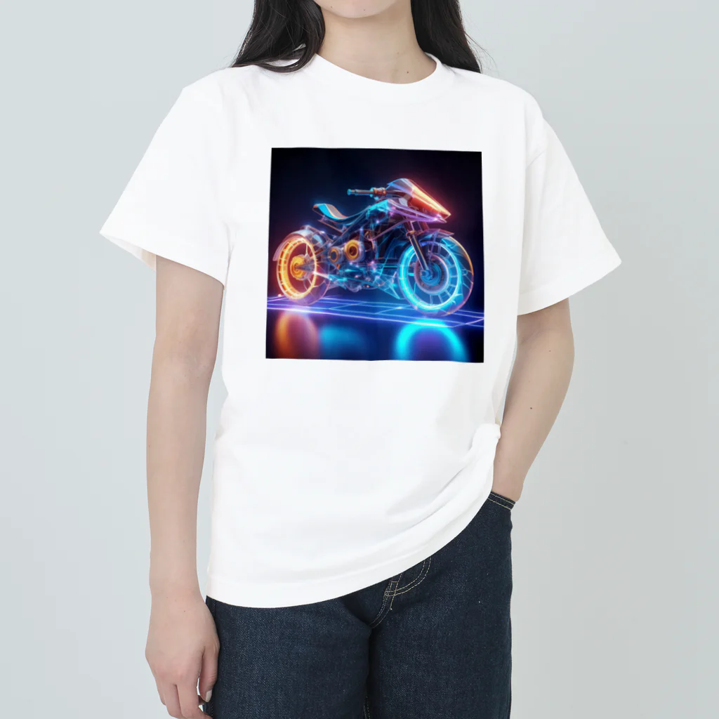 kenny777のバイクホログラム Heavyweight T-Shirt