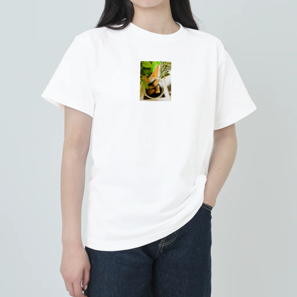 Mizuki・ASIA CATのコルク集め Heavyweight T-Shirt